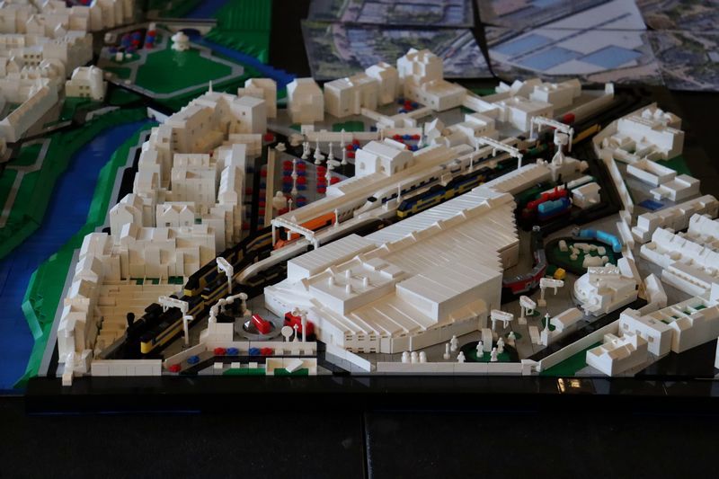 LEGO bouwen in het Spoorwegmuseum in de voorjaarsvakantie